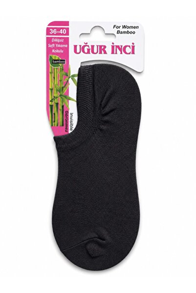Uğur İnci Bamboo Invisible Socks 36-40 Seamless Breathable Ballerina Socks Pa...