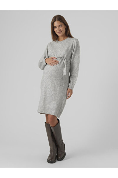 MAMALICIOUS Knitted maternity dress - Anne Grey