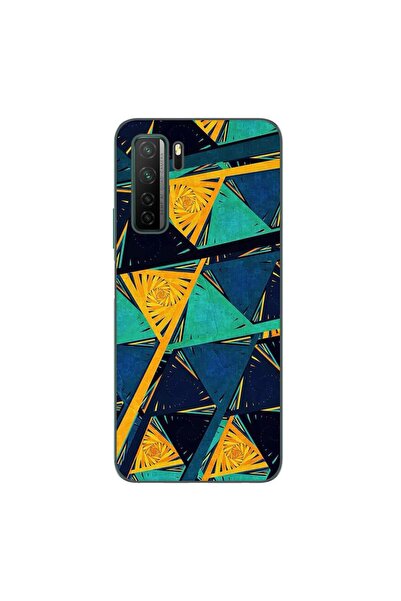 OEM Husa compatibila cu Huawei P40 Lite 5G Silicon Gel Tpu Model Abstract Prism