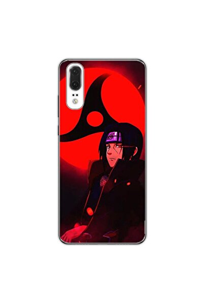 OEM Θήκη συμβατή με Huawei P20 από σιλικόνη gel TPU με σχέδιο Itachi Sharingan