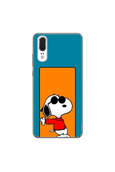 OEM Husa compatibila cu Huawei P20 Silicon Gel Tpu Model Snoopy