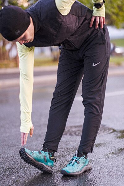 Nike Dri-FIT Run Stripe Wvn Erkek Siyah Eşofman Altı