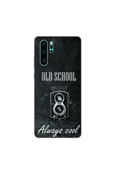 OEM Husa compatibila cu Huawei P30 Pro Silicon Gel Tpu Model Retro Camera