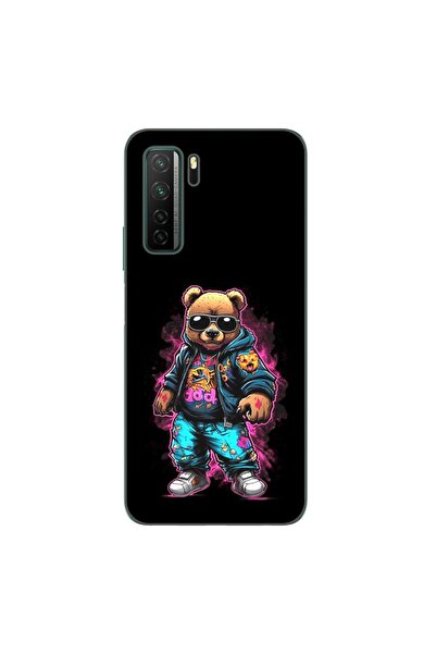 OEM Θήκη συμβατή με Huawei P40 Lite 5G Σιλικόνης Gel TPU με σχέδιο Αρκούδας C...