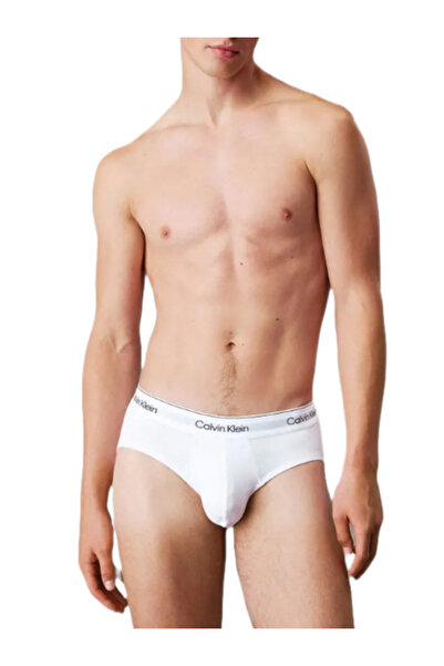 Calvin Klein Ανδρικό Σετ Σλιπ 3 Τεμαχίων Λευκά LV00NB4388-100