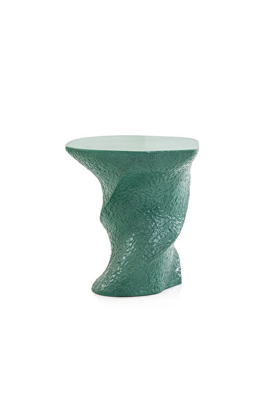 Midas Furniture FIBER GLASS AND FIBER CONCRETE SIDE TABLE 50X50X55 CM Green