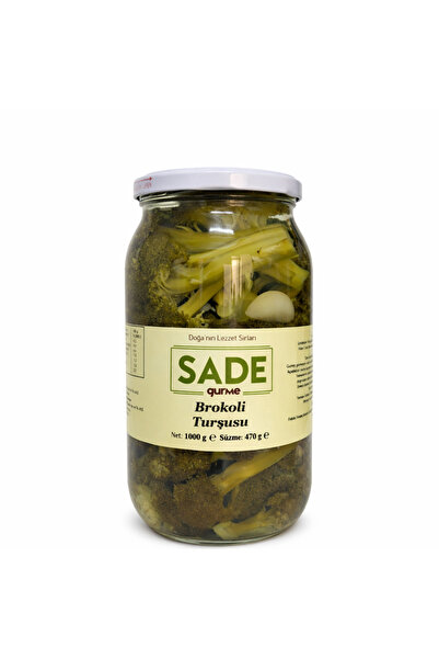 Sade Organik Sade Gurme Brokoli Turşusu 1000 g.