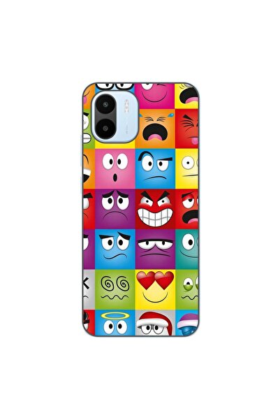 OEM Husa compatibila cu Xiaomi Redmi A1 Silicon Gel Tpu Model Funny Faces