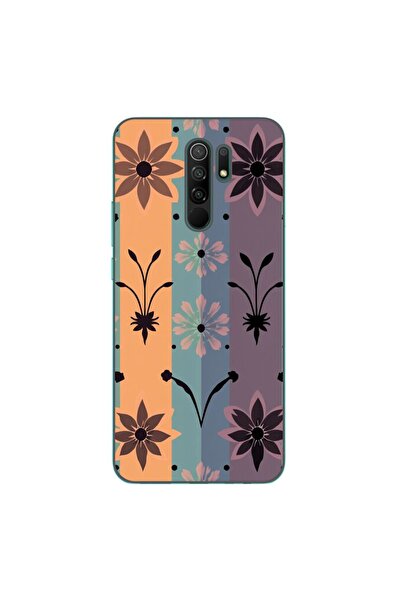 OEM Husa compatibila cu Xiaomi Redmi 9 Silicon Gel Tpu Model Vintage Decal Fl...