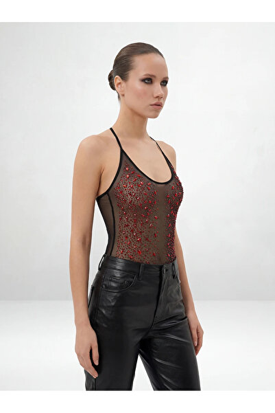 SCARLET MIRAGE Black Bodysuit