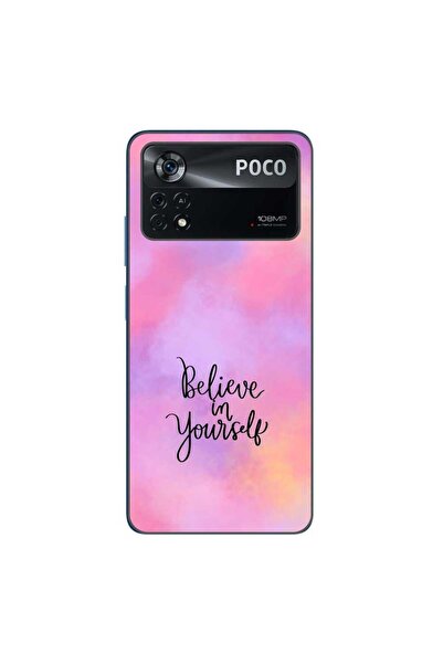 OEM Case compatible with Xiaomi Poco X4 Pro Silicone Gel Tpu Pattern Believe ...