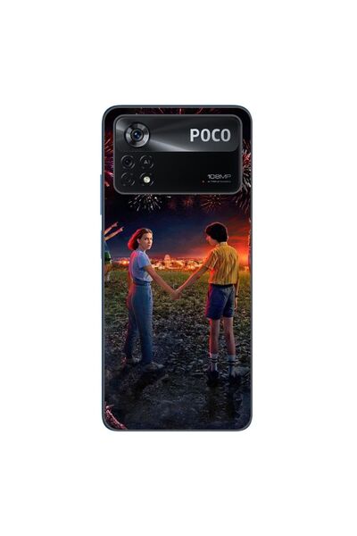 OEM Husa compatibila cu Xiaomi Poco X4 Pro Silicon Gel Tpu Model Stranger Thi...