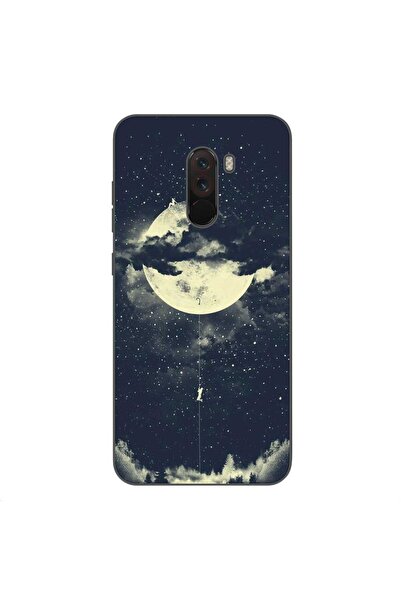 OEM Husa compatibila cu Xiaomi Pocophone F1 Silicon Gel Tpu Model Moon Climbing