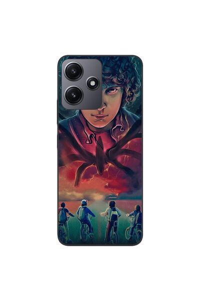 OEM Husa compatibila cu Xiaomi Redmi 12 5G Silicon Gel Tpu Model Stranger Thi...