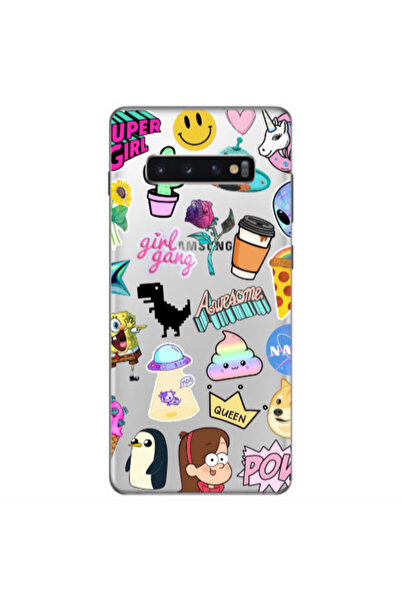 Other Samsung S10 Plus Cartoon queen Transparent Silicone TPU Θήκη