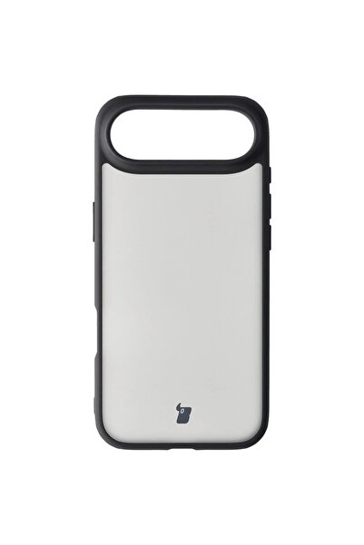 BizonMobile Bizon Angelo Калъф за iPhone 17 Air Прозрачен/Черен Хибриден