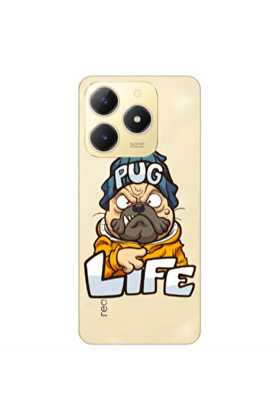 Other Realme C61 Pug Life 2 Transparent Silicone TPU Θήκη