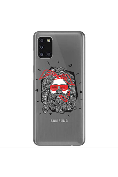 Other Samsung A31 Cool glasses Transparent Silicone TPU Θήκη