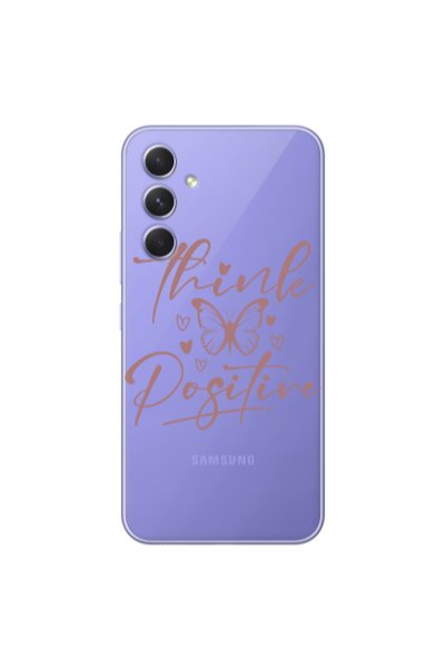 Other Samsung S25 PLUS Think Positive Transparent Silicone TPU Θήκη