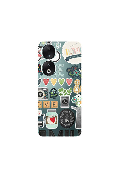 Other Honor 90 5G Family love home Transparent Silicone TPU Θήκη