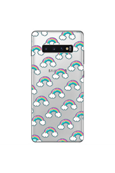 Other Samsung S10 Plus Cute rainbows Transparent Silicone TPU Θήκη