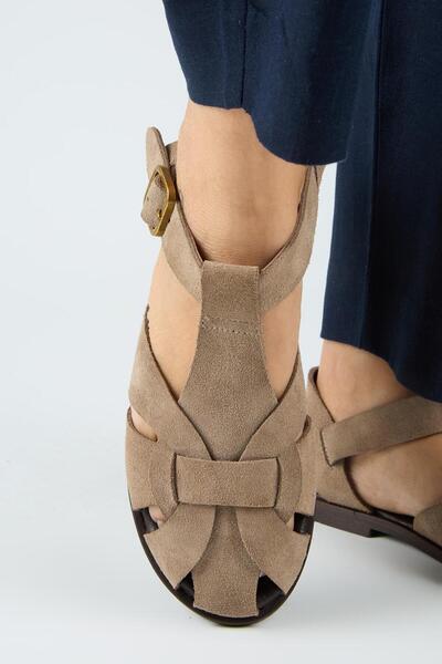 Manijero Sandale Lolie din piele naturală pentru femei, tip Caged Mink