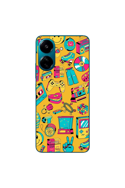 OEM Husa compatibila cu Xiaomi Redmi 13C 4G Silicon Gel Tpu Model Pop Art Vin...
