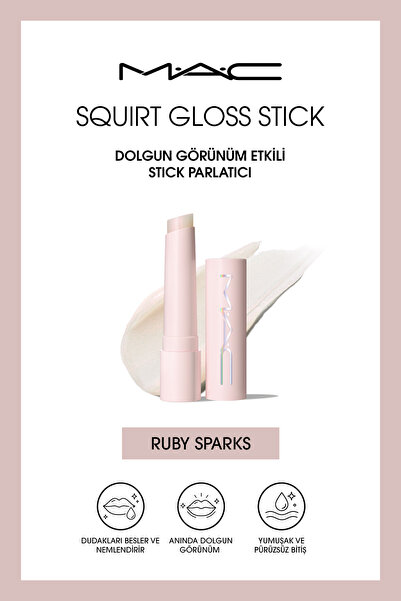 M.A.C M·A·C Squirt Gloss Stick Dolgun Görünüm Etkili Stick Parlatıcı - Ruby S...