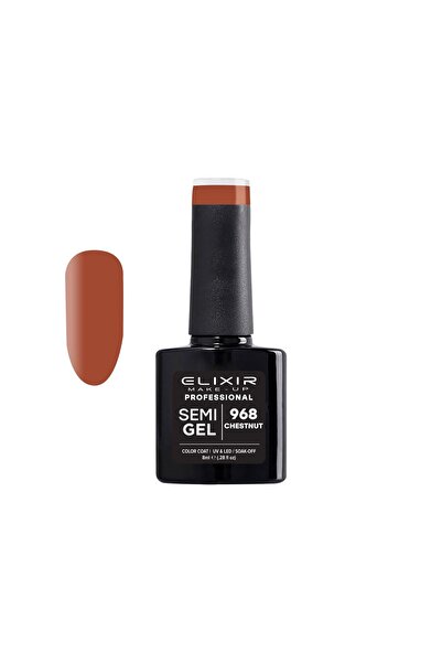 Elixir SEMI GEL ΗΜΙΜΟΝΙΜΟ ΒΕΡΝΙΚΙ 968 (CHESTNUT) 8ML