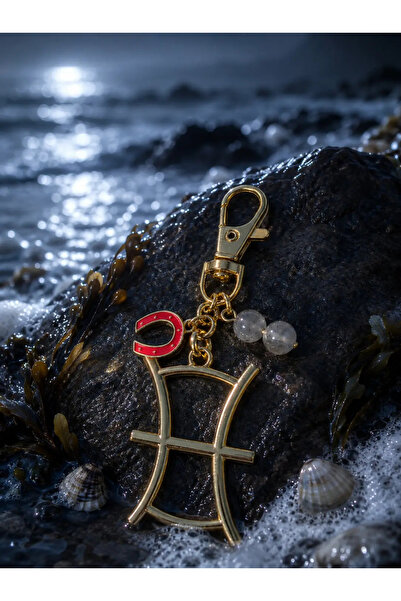 Astrolog Elvan Fish Sign Luck Keychain