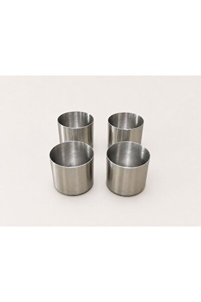 BeeCandleHome 4’lü Bioethanol Yakıt Haznesi Paslanmaz Metal Masaüstü Şömine Y...