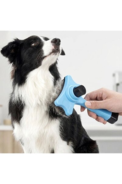Generic Brand ® Pet Cat Dog Hair Collector Automatic Button Pet Comb