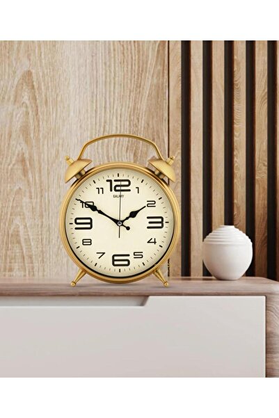 Home DUVAR VE MASA SAATİ GOLD RENK