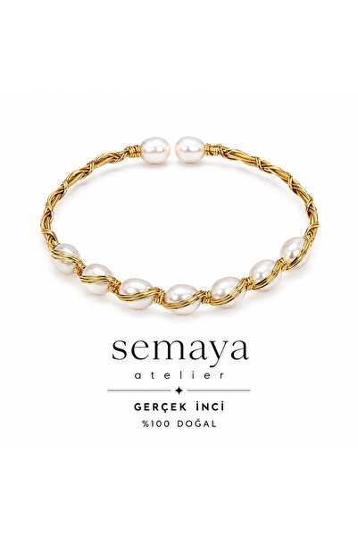 Semaya Atelier Özel Seri İncili Kelepçe