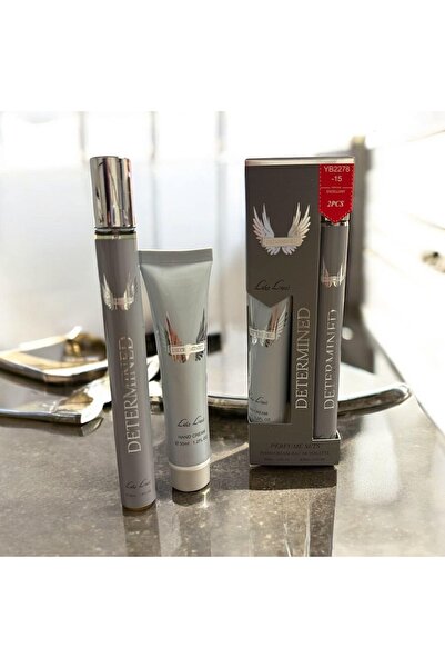 V.V LOVE Men's Gift Set "DETERMINED – INVICTUS For Men" – Eau de Toilette 35m...