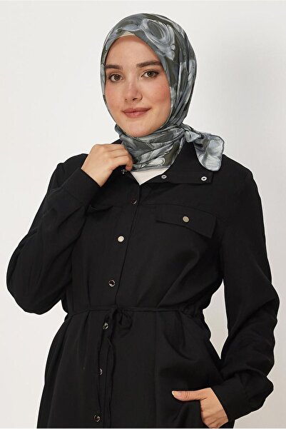 Alvina Patterned Natural Scarf 8636