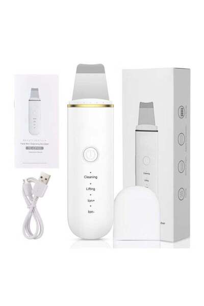 Gennext Generic Ultrasonic Skin Scrubber Vibration Face Spatula Blackhead Rem...
