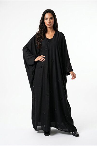 almasa alswda Abaya Trend Seasonal Wrap Style Suitable for All Seasons