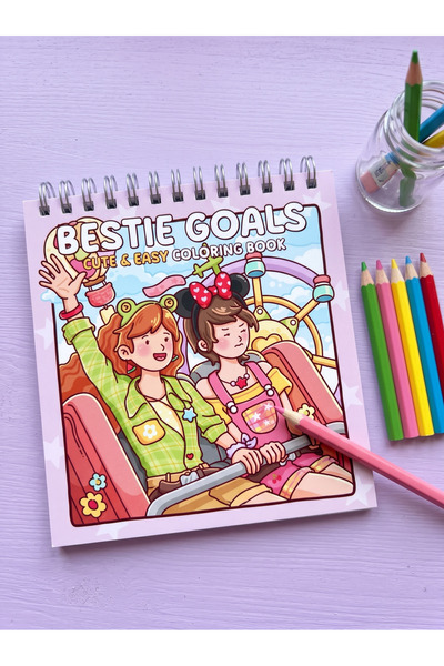 JACA MİNİ serisi Boyama Kitabı (13x13cm)