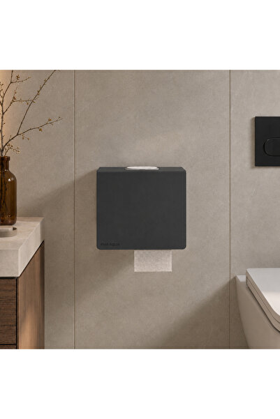 PNR AQUA Toilet Paper Holder - Wet Wipes Wc Paper Stand Anthracite
