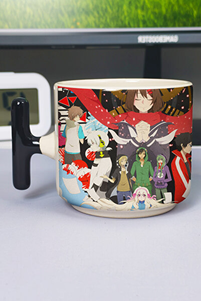 ZipZap Kagerou Project Anime Printed Ceramic Luxury Mug (1 Piece) T-Shaped Sp...