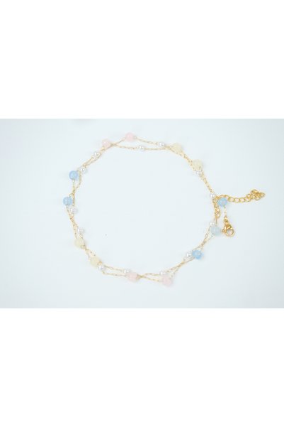 JİMNY JEWELRY قلادة سلسلة فولاذية من سيفرا، اصنع مجموعتك الخاصة