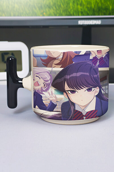 ZipZap Komi Can'T Communicate Anime Printed Ceramic Luxury Mug (1 Piece) T-Sh...