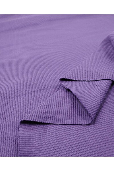 Kumaş Parça Light Purple Camisole Ribbed Fabric Flexible Soft Bodywear & Blou...