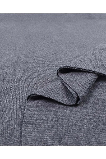 Kumaş Parça Anthracite Smoked Camisole Ribbed Fabric Flexible Soft Bodywear &...