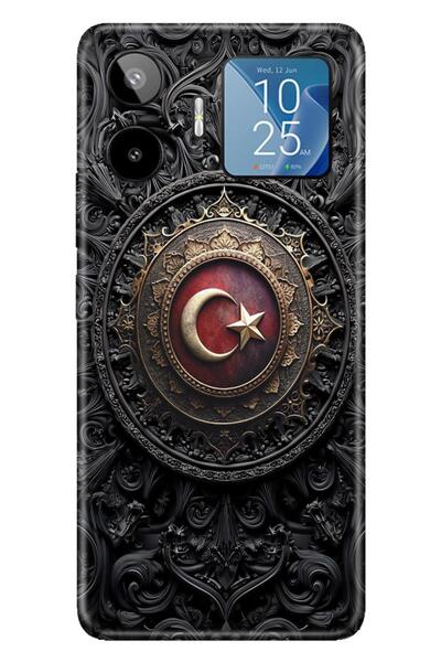 General Mobile GM 26 Pro (G903) Kılıf Türkiye TC Temalı Desenli Darbe Emici S...