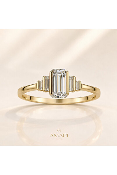 Amari Emerald Baget Kesim Yüzük