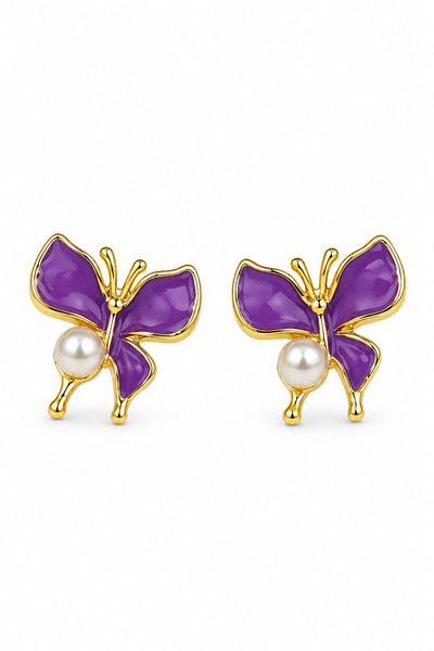 Jack Ferrero Summer luxury enamel earrings
