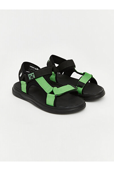LC Waikiki Lcw Steps Black Boys' Sandals with Nevavm Difference