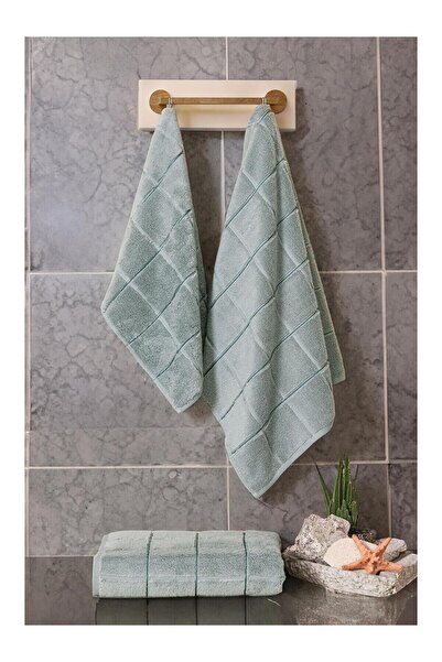 LC Waikiki Nevavm Farkıyla Karemicro Cotton Bath Towel 70X140 cm Green